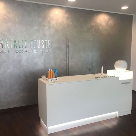 Wischtechnik in einem Friseur-Salon in Duisburg-Neumühl ausgeführt von Malerbetrieb Overdreef
