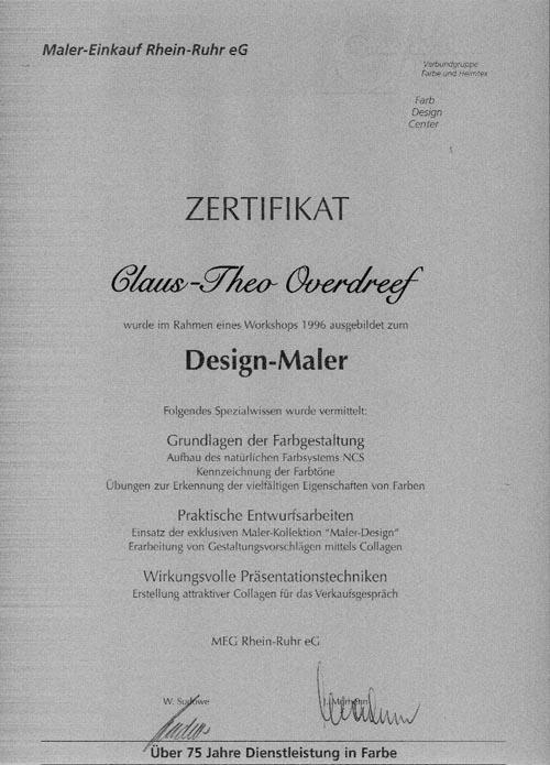 Workshop Design Maler 1996